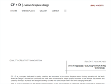 Tablet Screenshot of customfireplacedesign.com
